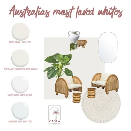 Most Loved Whites Interior Design Mood Board by Manea Interior Design & Styling on Style Sourcebook