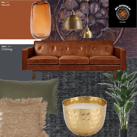 Moody Living Room Interior Design Mood Board by Nevaeh Davis on Style Sourcebook