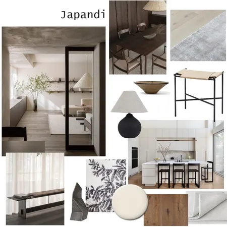 IDI - Module 3 -Part A -Board 1 -Japandi Interior Design Mood Board by Thirteen_Interiors on Style Sourcebook