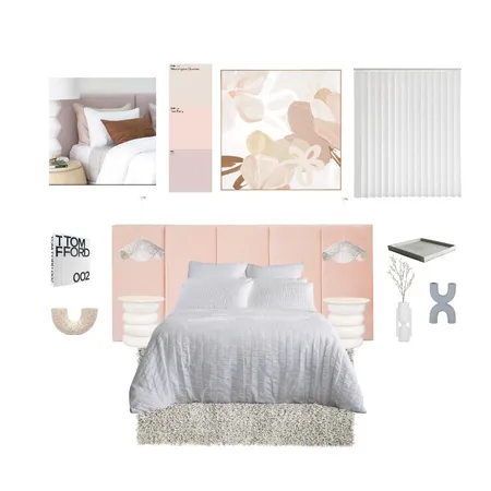 bedroom pink Interior Design Mood Board by YasKhanafer on Style Sourcebook