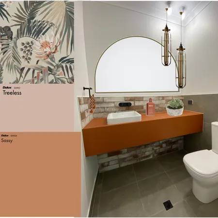 powder room inspo Interior Design Mood Board by ALPHA WOLF INTERIORS on Style Sourcebook