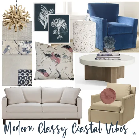 MODERN, CLASSY COASTAL Interior Design Mood Board by lauramarindesign on Style Sourcebook
