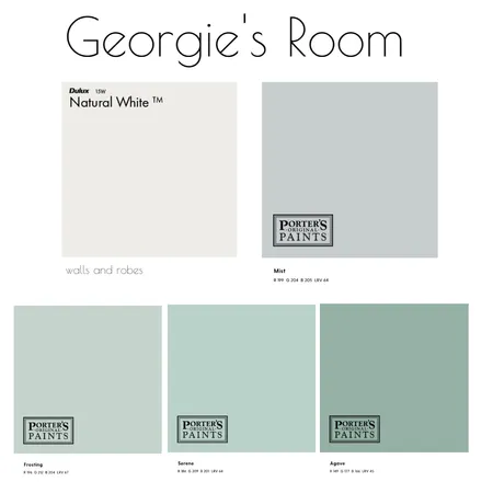 Georgie's painting options Interior Design Mood Board by Huug on Style Sourcebook