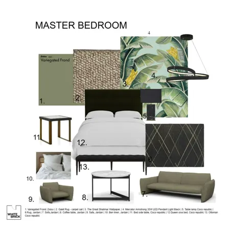 MASTER ROOM FF&E BOARD Interior Design Mood Board by Shuiying on Style Sourcebook