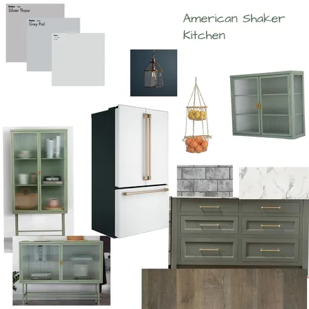 American Shaker Kitchen Interior Design Mood Board by RayannM on Style Sourcebook