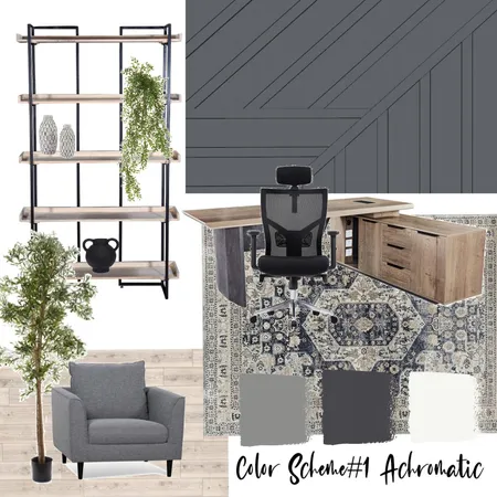 Achromatic Color Scheme Interior Design Mood Board by Design with Jule's on Style Sourcebook