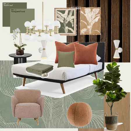 Mid-century Master bedroom Interior Design Mood Board by LStruska on Style Sourcebook