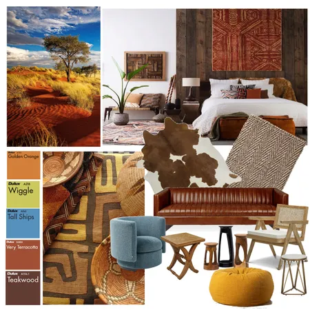 Africa inspired style Interior Design Mood Board by VBN on Style Sourcebook