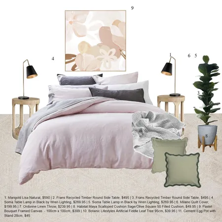 Guest Bed Interior Design Mood Board by veronicapatel on Style Sourcebook