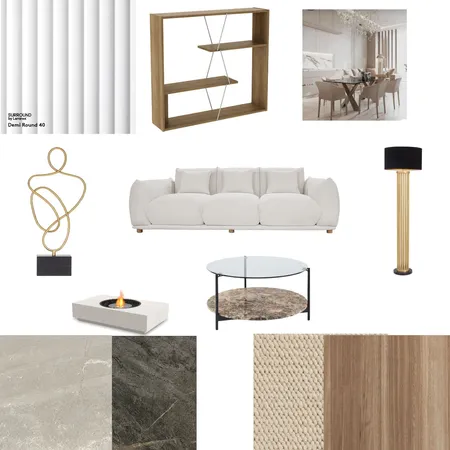 ПРОЕКТ 2 ГОСТИННАЯ Interior Design Mood Board by galina prokhorets on Style Sourcebook