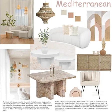 Mediterranean Style Interior Design Mood Board by J&S Built on Style Sourcebook