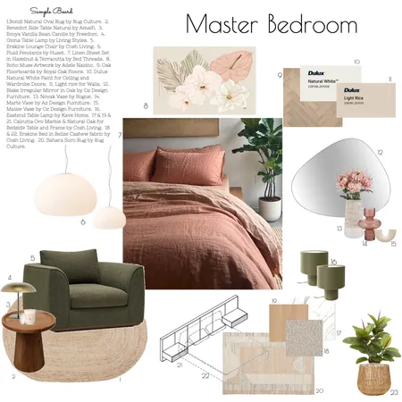 Masterbedroom Interior Design Mood Board by Spaces To Liv on Style Sourcebook
