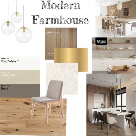 modern farmhouse kitchen Interior Design Mood Board by mkchatwin on Style Sourcebook