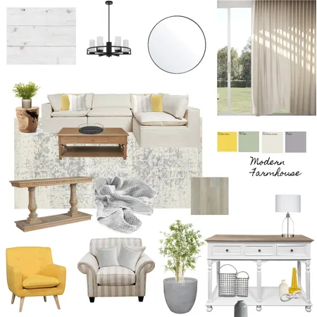 Modern Farmhouse Interior Design Mood Board by ELIZABETHSCOTTE on Style Sourcebook