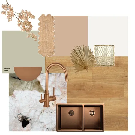 Earthy Blush Kitchen Interior Design Mood Board by Uniqness Design on Style Sourcebook