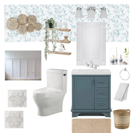 Bathroom Sample Board Interior Design Mood Board by Rachel Troke Design on Style Sourcebook