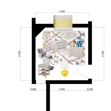 Baby Floor Plan Interior Design Mood Board by vreddy on Style Sourcebook