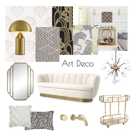 Art Deco Mood Board Interior Design Mood Board by Simpli Design on Style Sourcebook