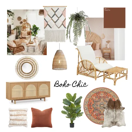 Boho Chic Mood Board Interior Design Mood Board by Simpli Design on Style Sourcebook