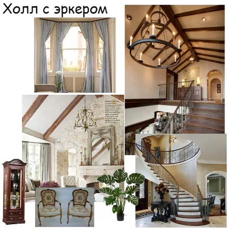 Холл с эркером на 2-м этаже Interior Design Mood Board by Larissabo on Style Sourcebook