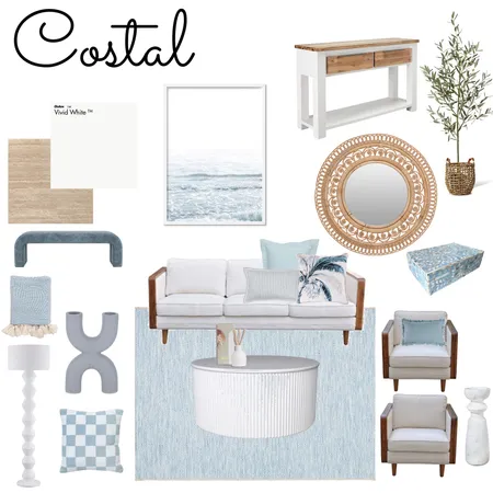 Costal mood board Interior Design Mood Board by Livderome on Style Sourcebook