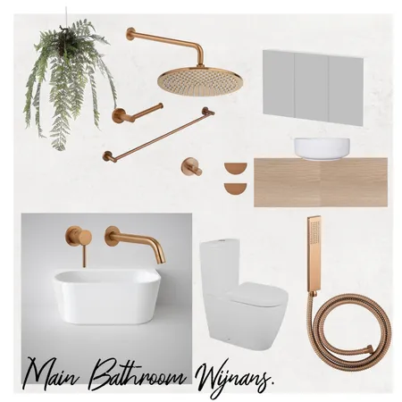 Main Bathroom Interior Design Mood Board by Lisa Mearns Design on Style Sourcebook