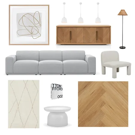 Warm Minimalist Living Room Interior Design Mood Board by Maoma on Style Sourcebook