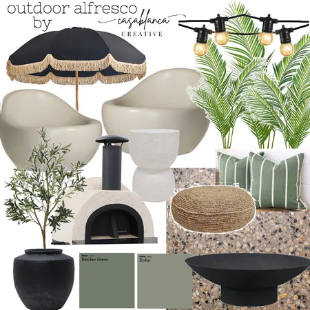 Outdoor Pizza Alfresco VJ project Interior Design Mood Board by Casablanca Creative on Style Sourcebook