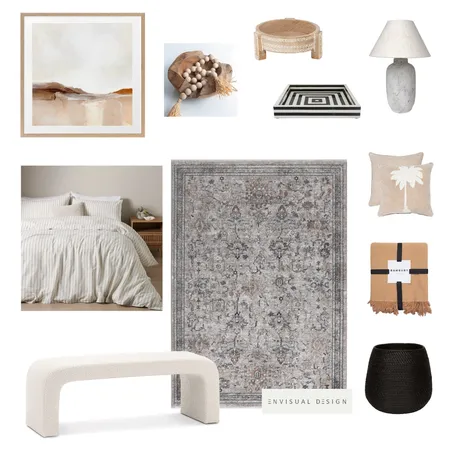 Bedroom Interior Design Mood Board by envisual design on Style Sourcebook