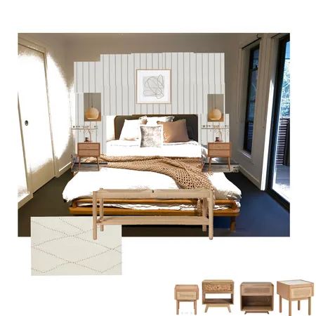 Watergum Main Bedroom Interior Design Mood Board by FOXKO on Style Sourcebook