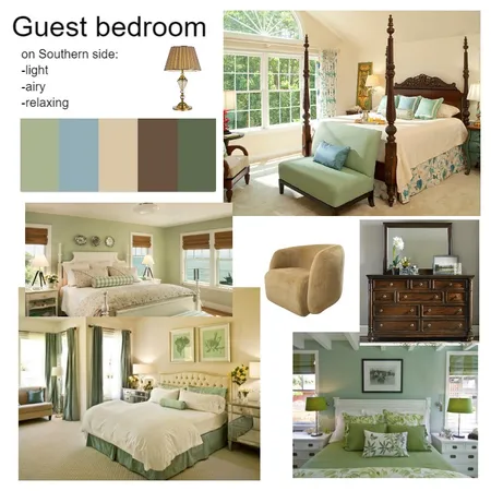 Guest bedroom - 1 Interior Design Mood Board by Larissabo on Style Sourcebook