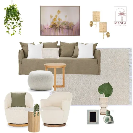 Relaxed tropical living room Interior Design Mood Board by Manea Interior Design & Styling on Style Sourcebook