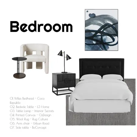 Bedroom Interior Design Mood Board by DoubleBun on Style Sourcebook