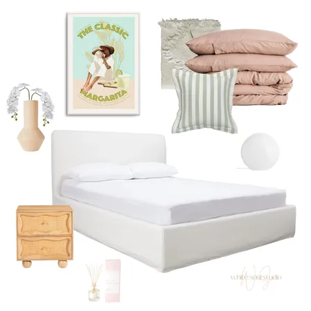 Mood Board - Spare Bedroom Interior Design Mood Board by White Soul Studio on Style Sourcebook