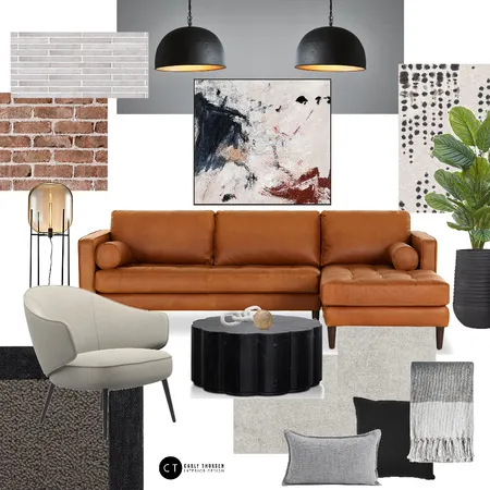 Modern Industrial Interior Design Mood Board by Carly Thorsen Interior Design on Style Sourcebook