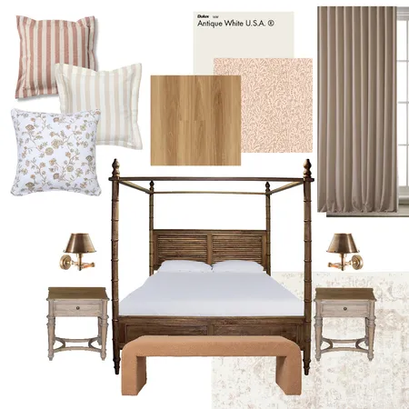 vintage bedroom Interior Design Mood Board by Cemre on Style Sourcebook