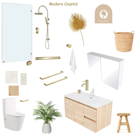 Modern Coastal Bathroom Randwick Residence Interior Design Mood Board by Design Divine on Style Sourcebook