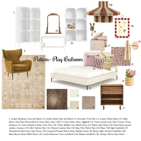 sample board - bedroom Interior Design Mood Board by charlotte power on Style Sourcebook