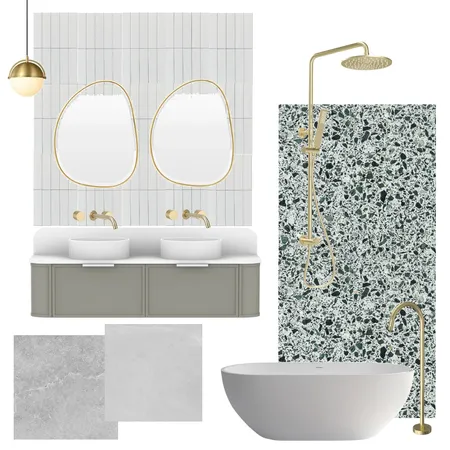 Elly - Brushed Brass Interior Design Mood Board by Joy on Style Sourcebook