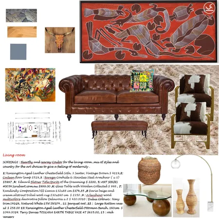 Living room Interior Design Mood Board by Francesca Castiglioni on Style Sourcebook