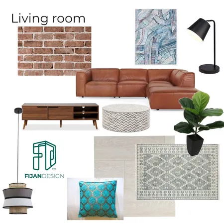 Modern Afro Centric-Living Room Interior Design Mood Board by Simz on Style Sourcebook