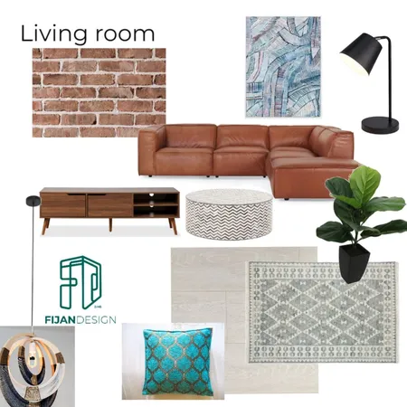 Modern Afro Centric-Living Room v.2 Interior Design Mood Board by Simz on Style Sourcebook