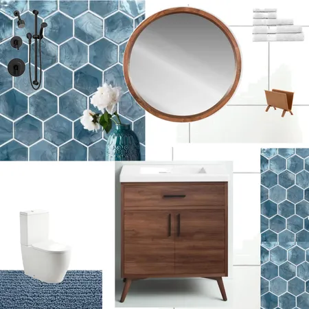 James - Bathroom option 2 Interior Design Mood Board by N.Y.A Design on Style Sourcebook