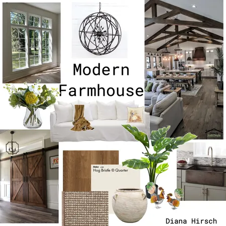Modern Farmhouse 42723 Final Interior Design Mood Board by La Buena Vida Designs on Style Sourcebook