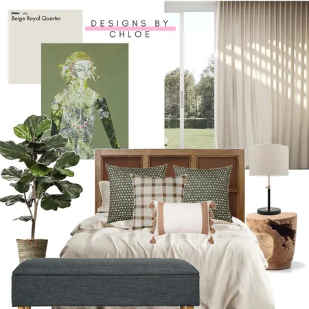 Modern country bedroom Interior Design Mood Board by Designs by Chloe on Style Sourcebook