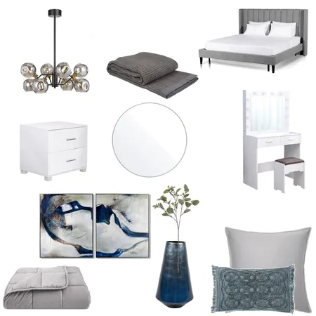 Upstairs Back Bedroom Interior Design Mood Board by Kirsty Potter 24 on Style Sourcebook