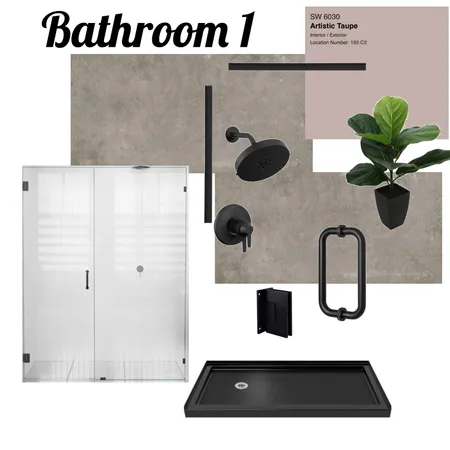 Unruh Bathroom 1 Interior Design Mood Board by Quil Interiors and Renders on Style Sourcebook