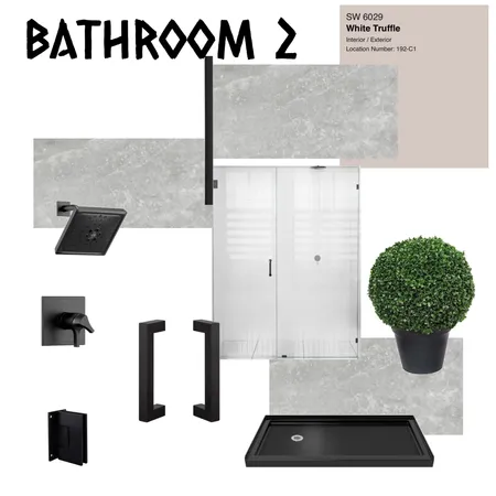 Unruh Bathroom 2 Interior Design Mood Board by Quil Interiors and Renders on Style Sourcebook