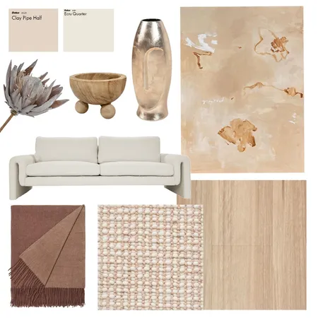 Peachy Living Interior Design Mood Board by Uniqness Design on Style Sourcebook