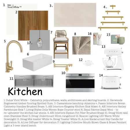 Kitchen Interior Design Mood Board by DBD on Style Sourcebook